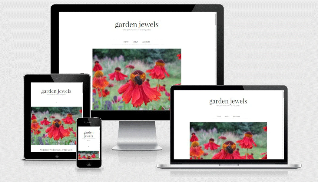 Garden Jewels - a mobile responsive website designed by Pagecrafted