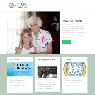 HLRCC Family Alliance - Affordable website designed by Pagecrafted
